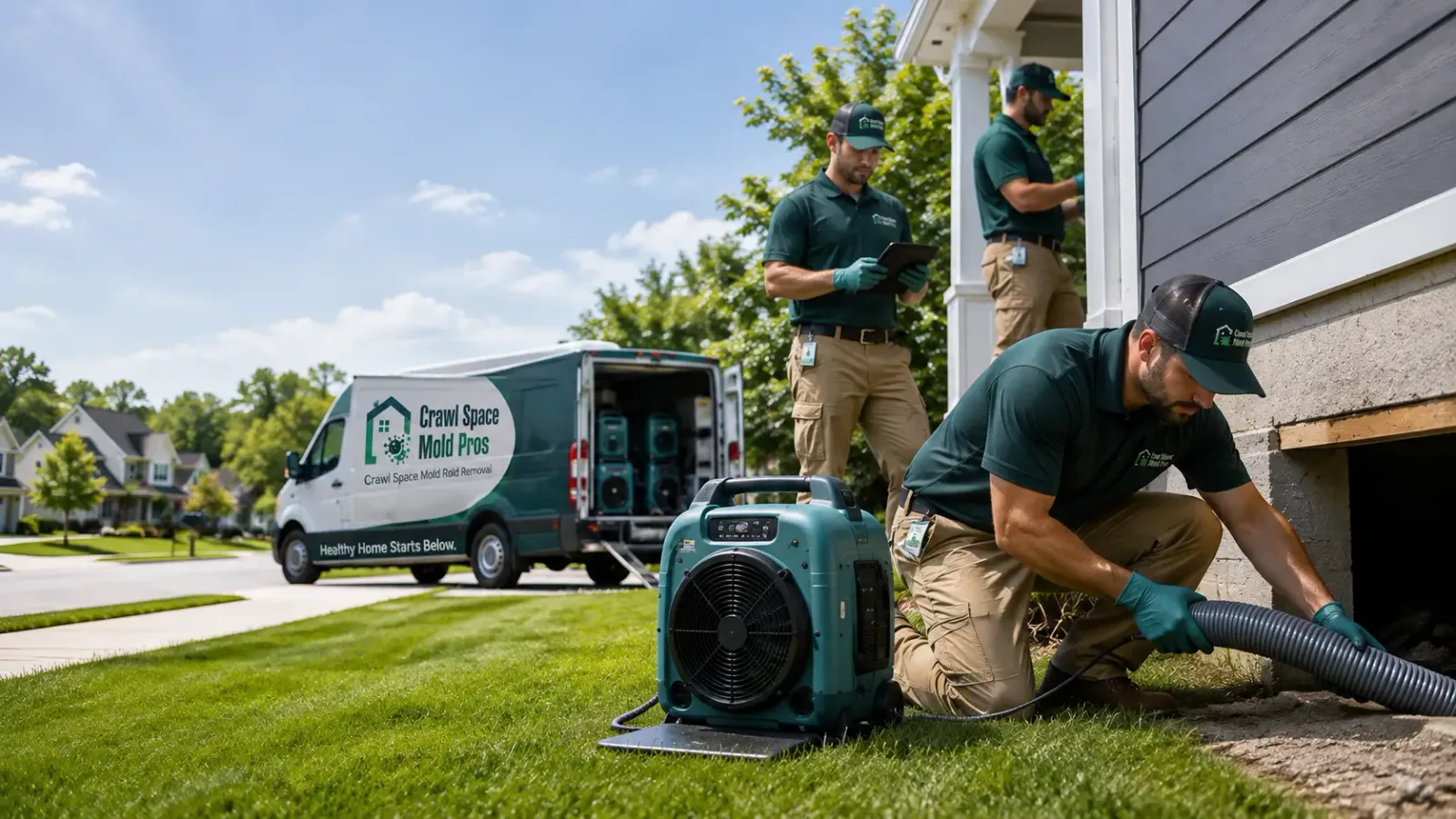 Crawl Space Mold Removal in Delta, OH